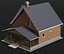 Realistic Country House 3D Model