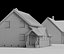 Realistic Country House 3D Model