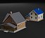 Realistic Country House 3D Model