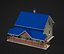 Realistic Country House 3D Model