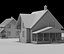 Realistic Country House 3D Model