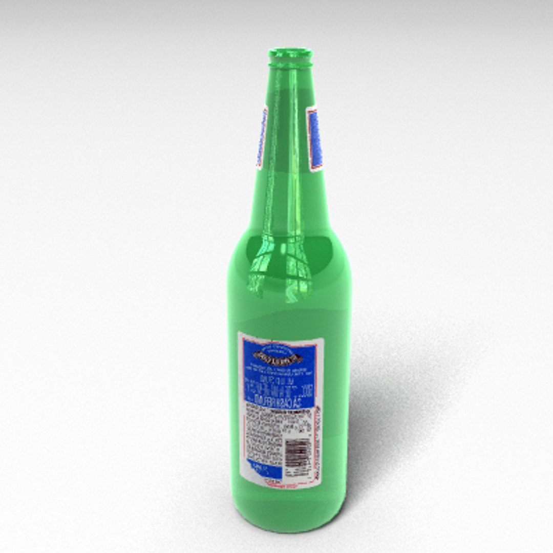 Obj St Pauli Beer Bottle