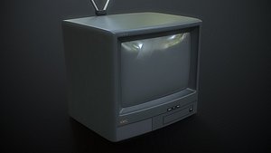 CRT TV 3D model
