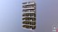 3D model Supermarket Shelves Collection
