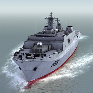 yuzhao assault ship 3d model
