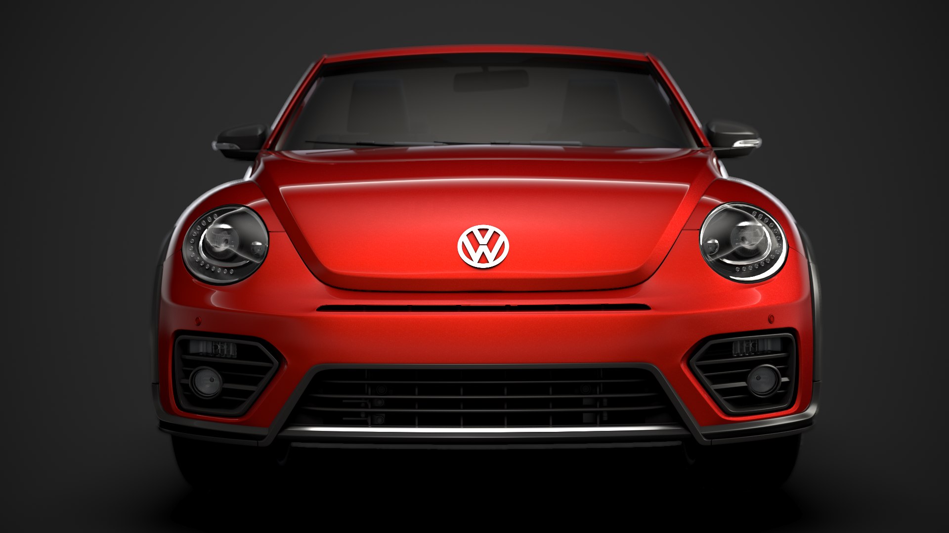 Beetle R Line Convertible 3D Model - TurboSquid 1534666