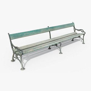 3D model Imperial Garden Bench Wood