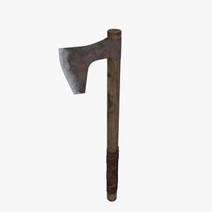 Medieval Axe 01 3D model