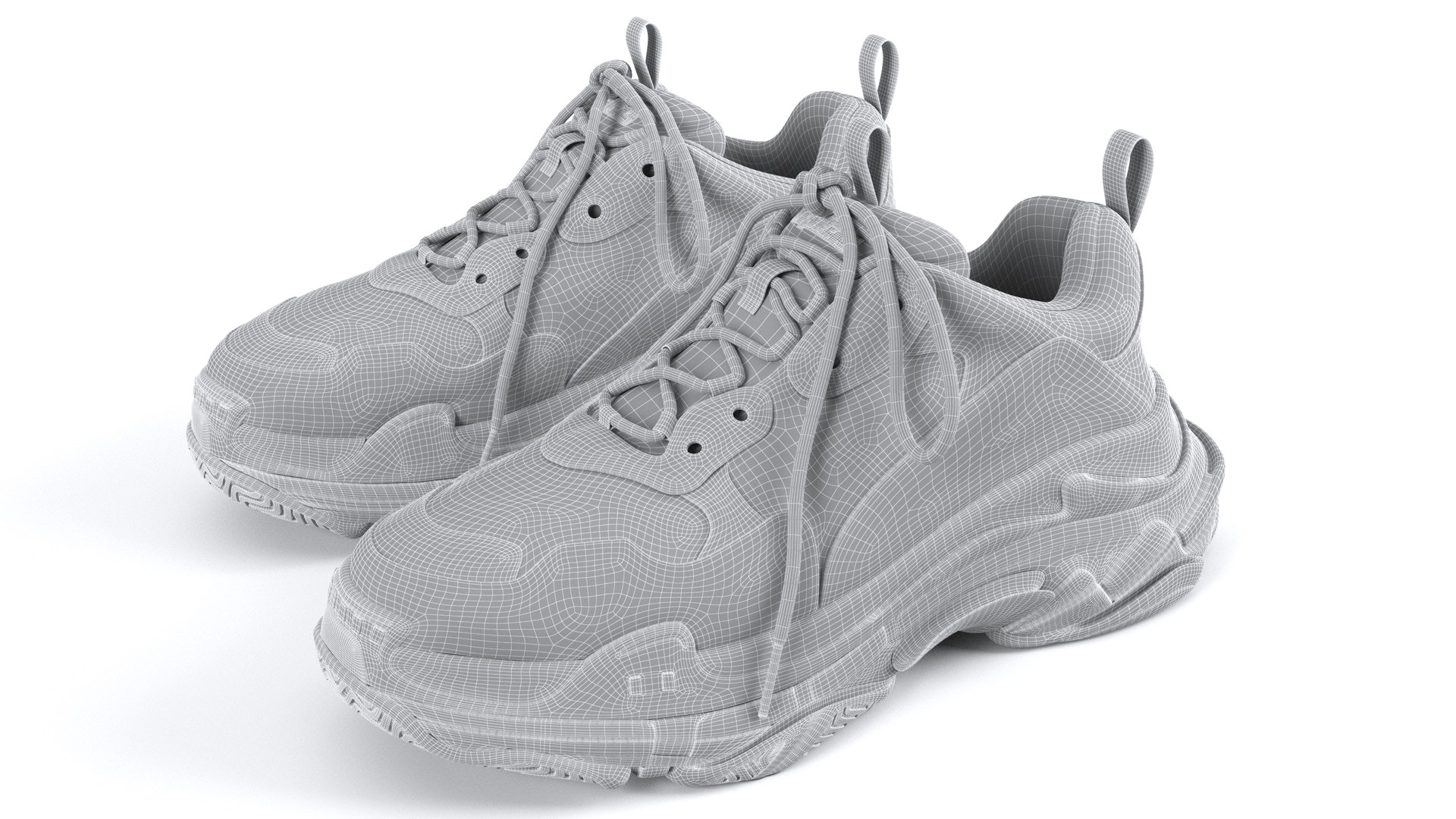 balenciaga triple s yellow grey