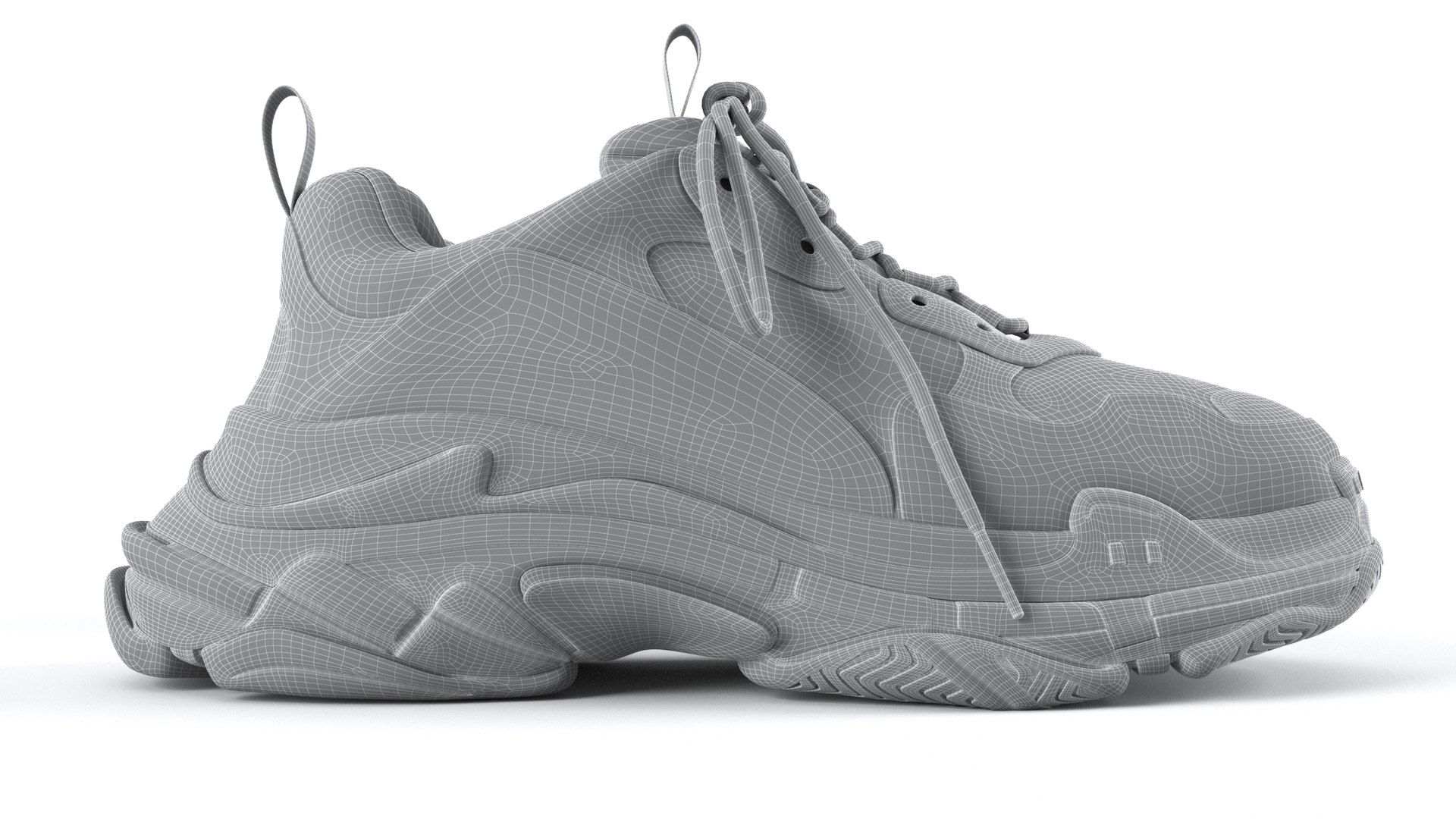 balenciaga triple s yellow grey