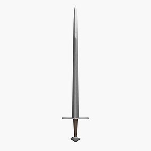PBR Medieval Sword 1 3D model