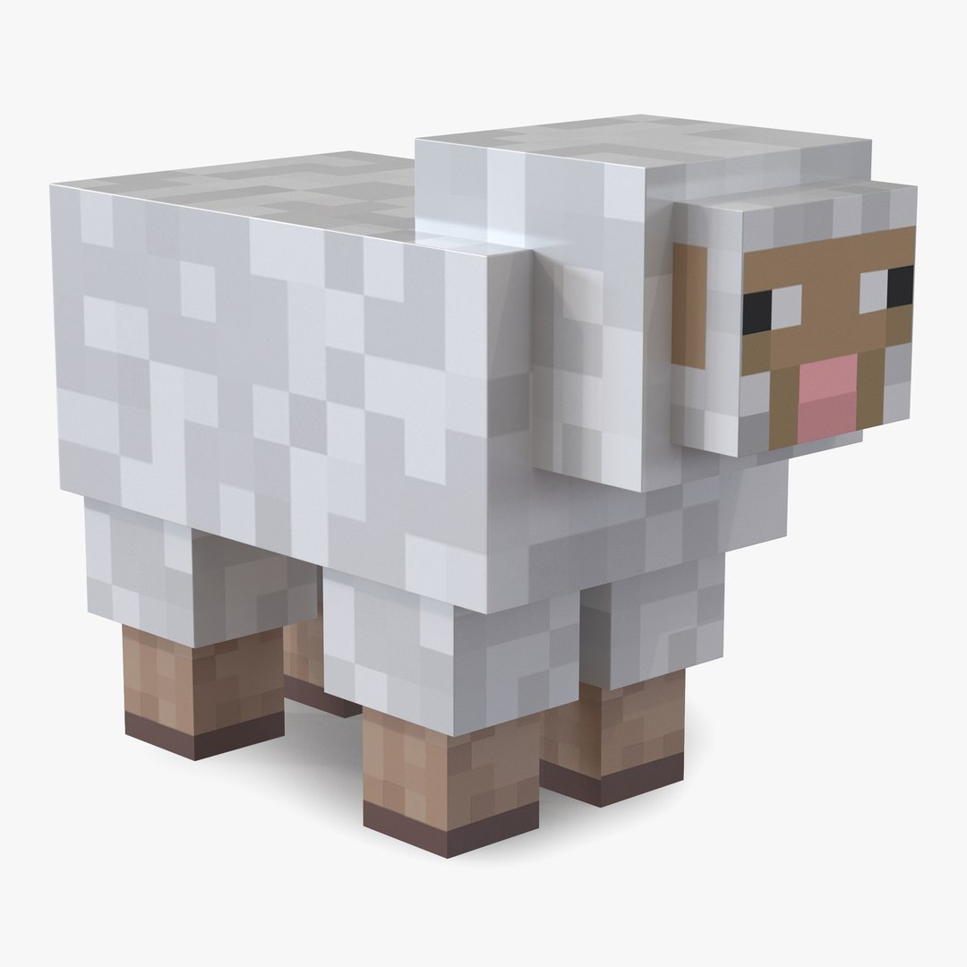 Minecraft Sheep 3D model preview