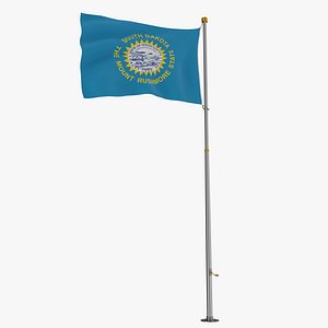 Pole Flag South Dakota