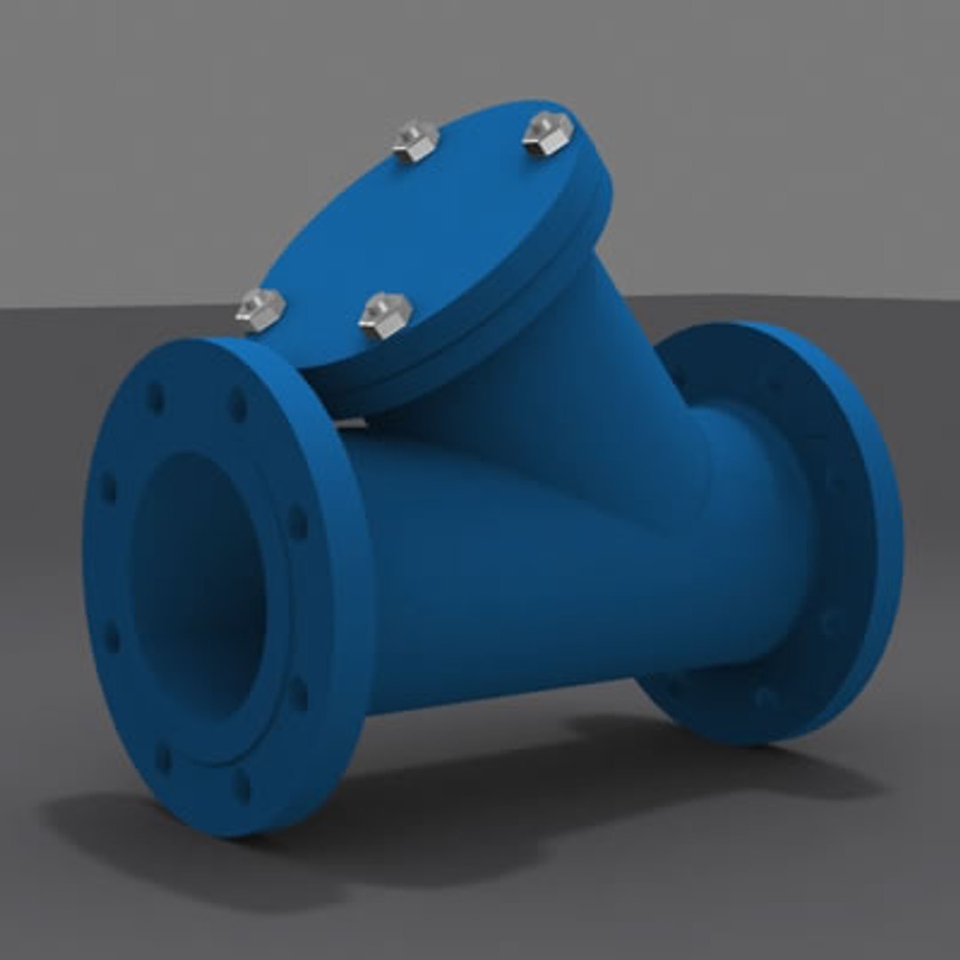 3d Valve Strainers Modeled