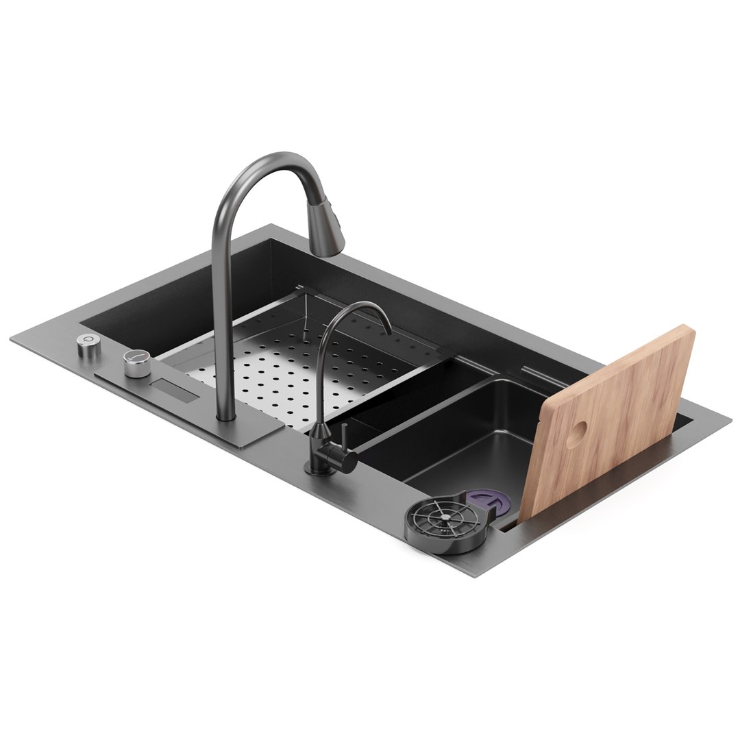 Ribanedy Kitchen Sink 3d Model Turbosquid 2060745