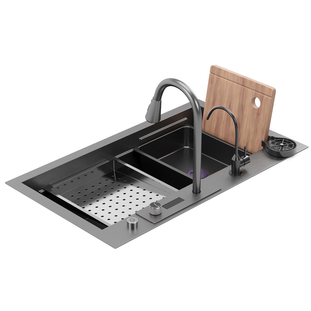 Ribanedy Kitchen Sink 3d Model Turbosquid 2060745