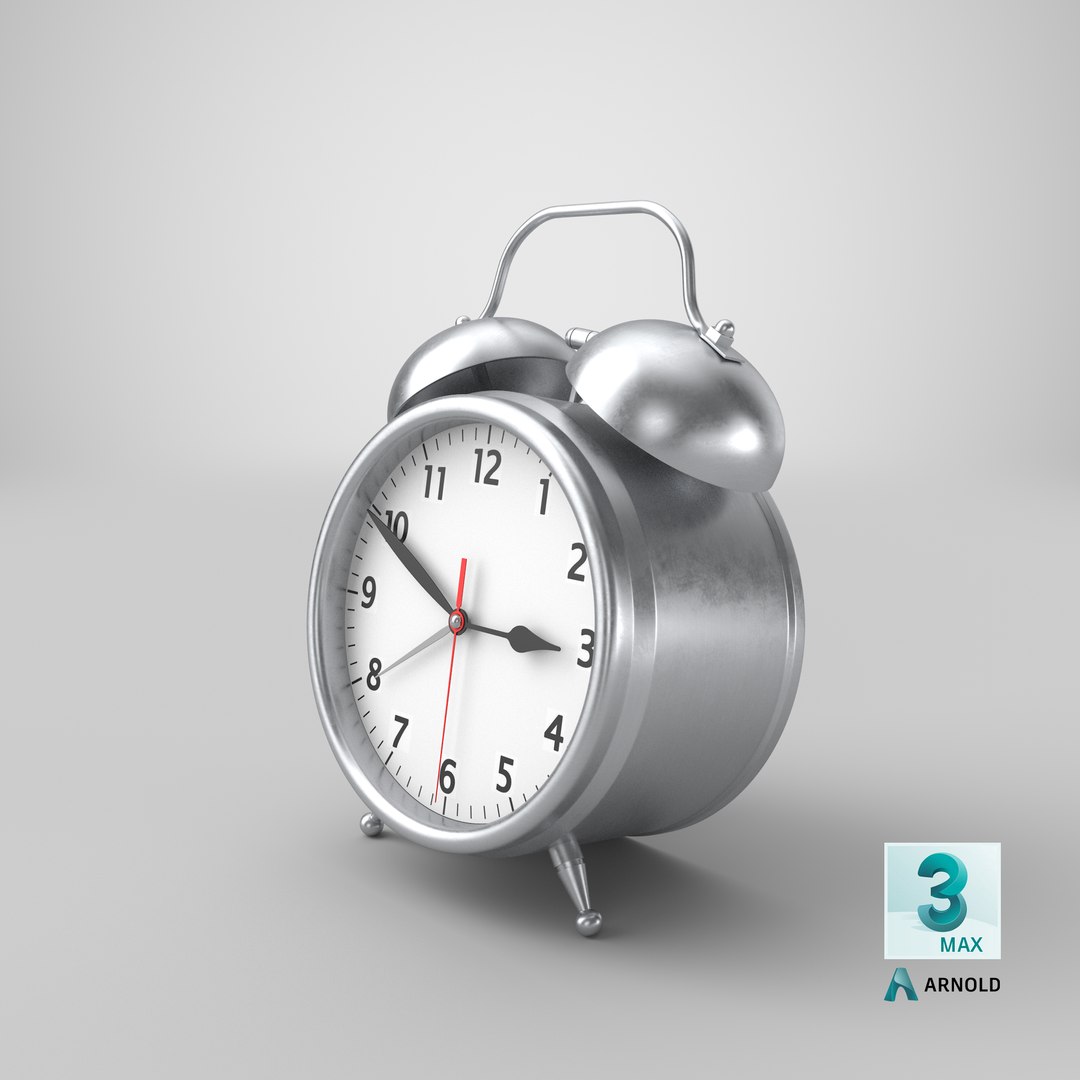 Real alarm clock model - TurboSquid 1588234