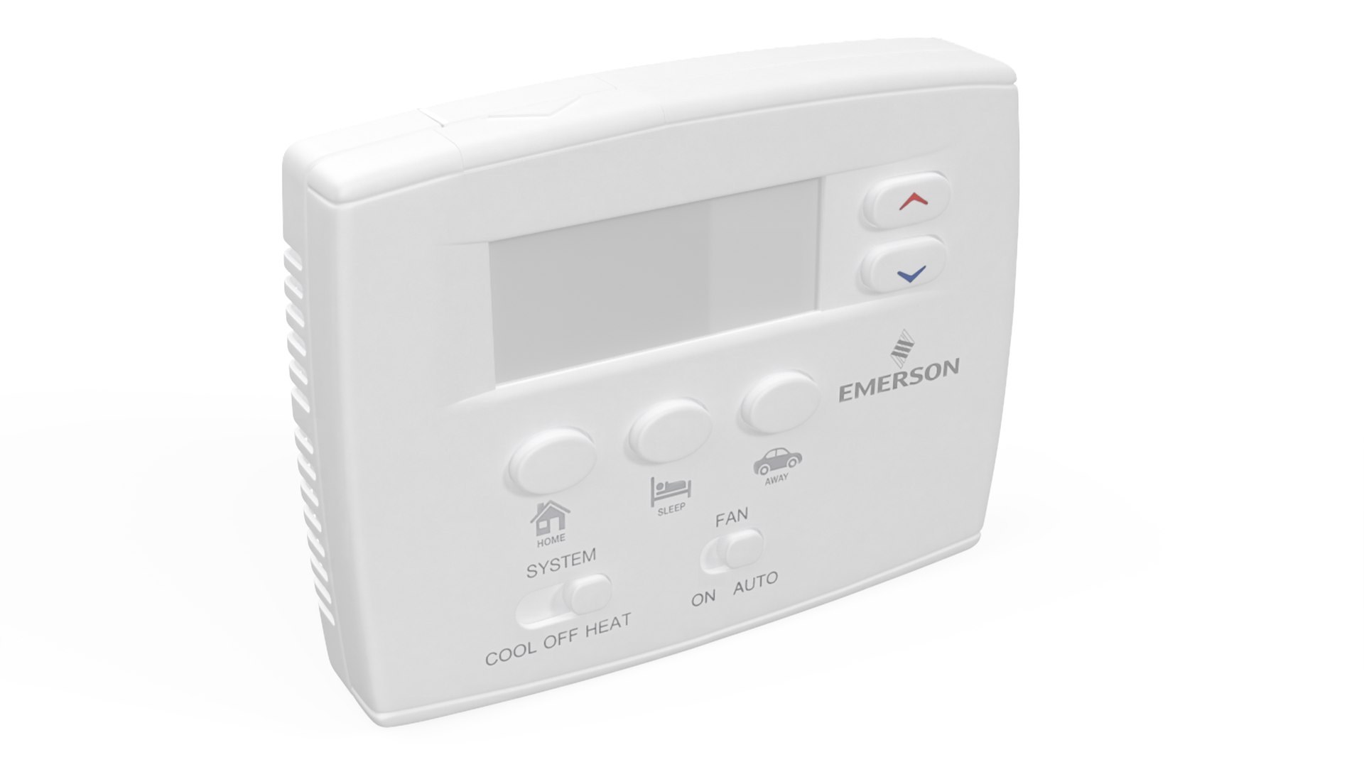 3D Emerson Programmable Heat Cool Thermostat - TurboSquid 2158656