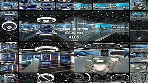 3D TV Studio Collection Vol 7 - 4 PCS DESIGN