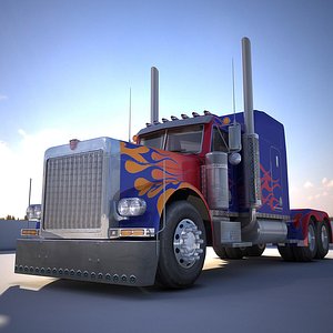 Transformers Optimus Prime LOW POLY Model