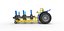 Pulling tractor with 6 engines V8 Scale 1 to 25