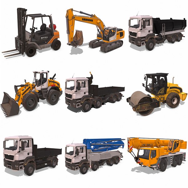 Construction 3D model - TurboSquid 1535082