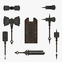 Stone melee weapons