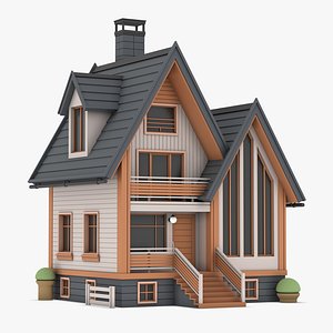3D Modern Cottage 07