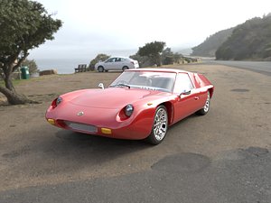 Lotus Europa - PBR 3D model 3D model