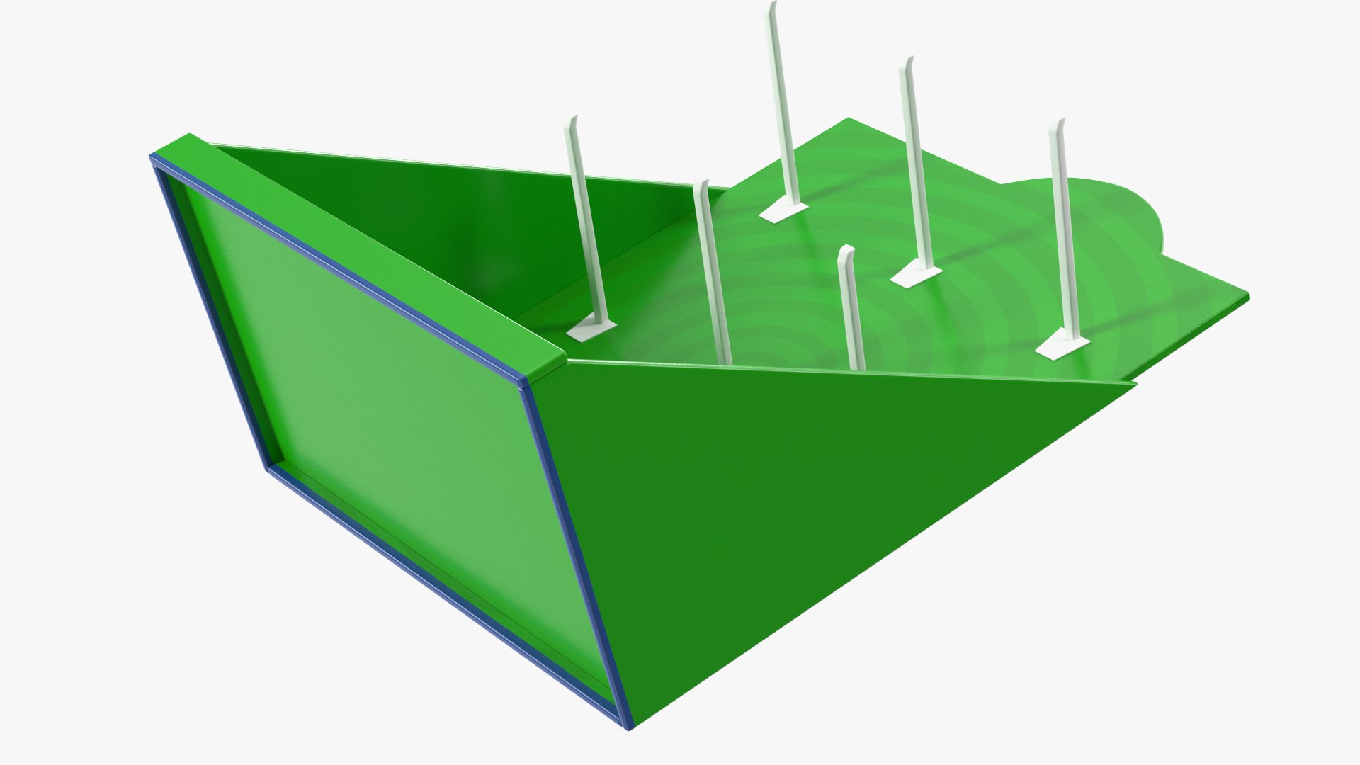 Plastic Counter Top Display Green 3D - TurboSquid 2137504