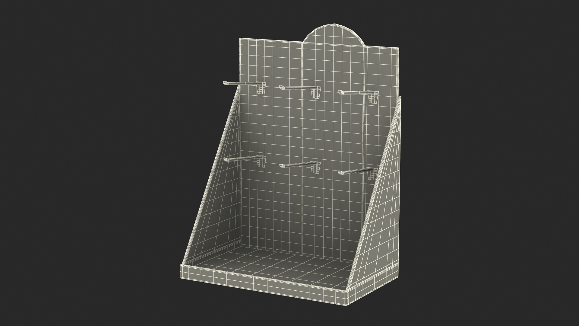 Plastic Counter Top Display Green 3D - TurboSquid 2137504