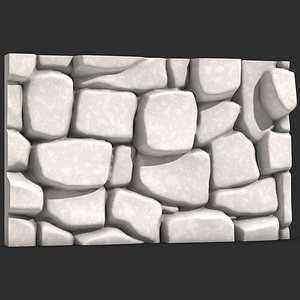 Stone Wall 032 3D model