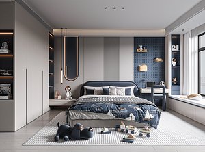 Modern bedroom model