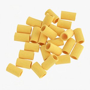 Rigatoni pasta 3D model