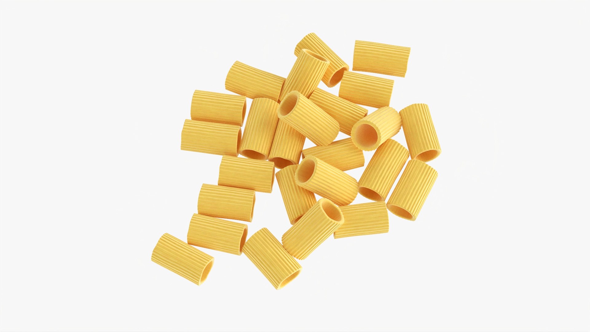 Rigatoni Pasta 3D Model - TurboSquid 1770503