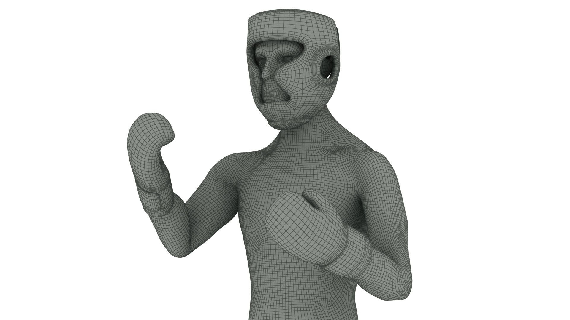 Boxer Man 3 Fighting Pose Model 3D - TurboSquid 1957014