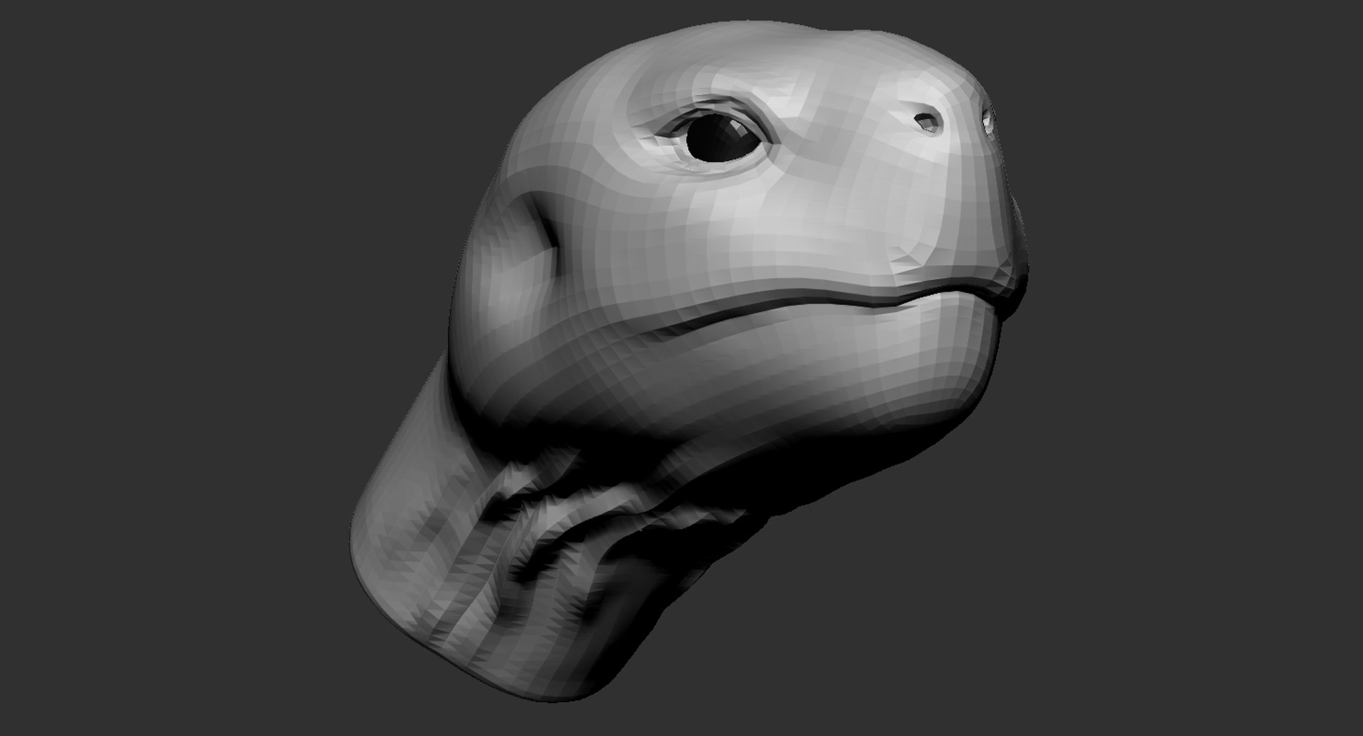 3D Tortoise Head Base Mesh - TurboSquid 1429236