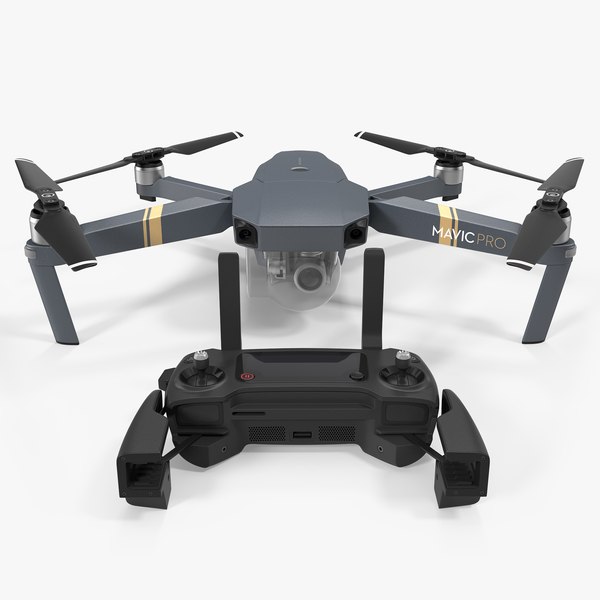 3D dji mavic pro quadcopter model