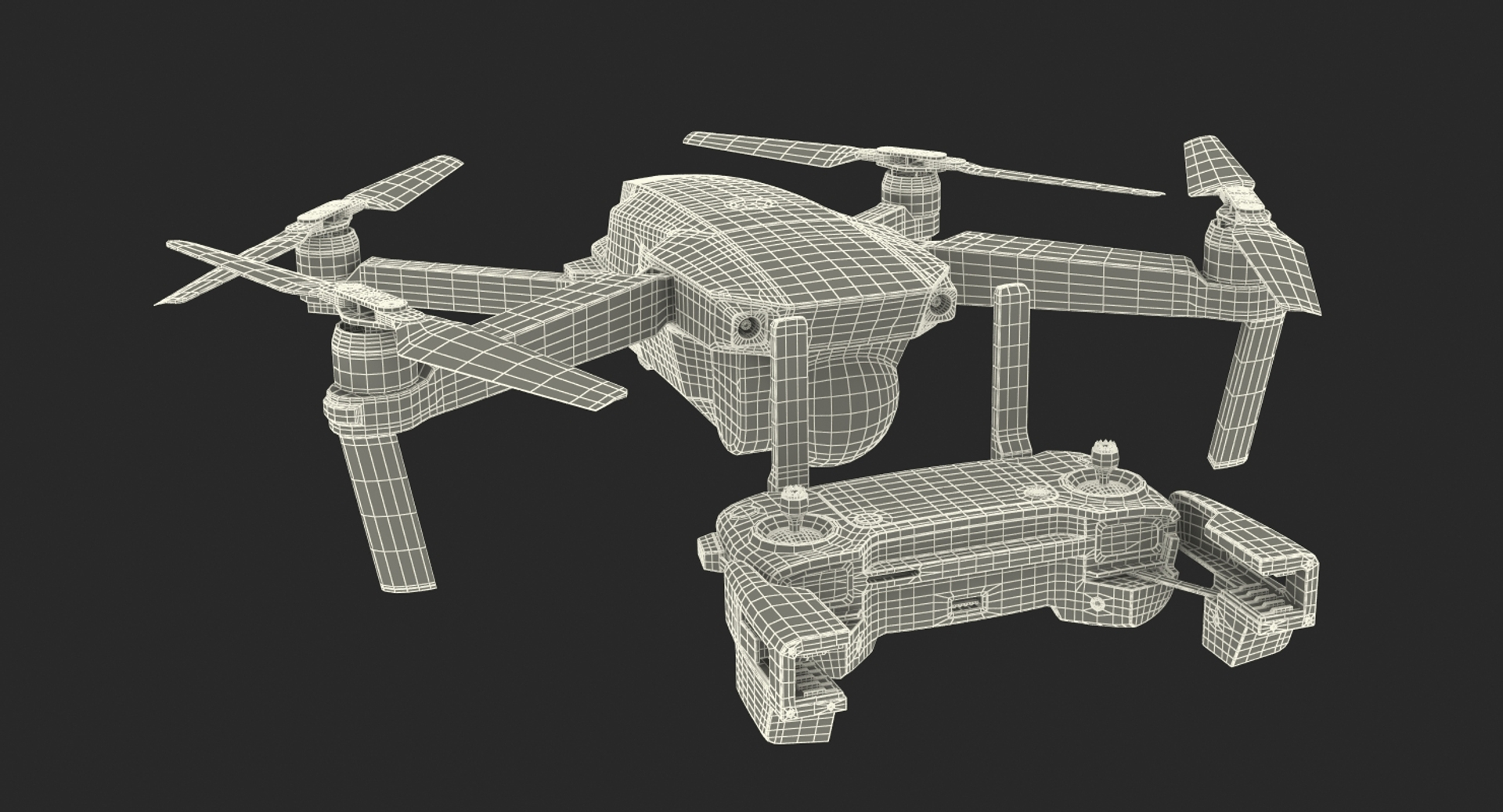 3D Dji Mavic Pro Quadcopter Model - TurboSquid 1188530