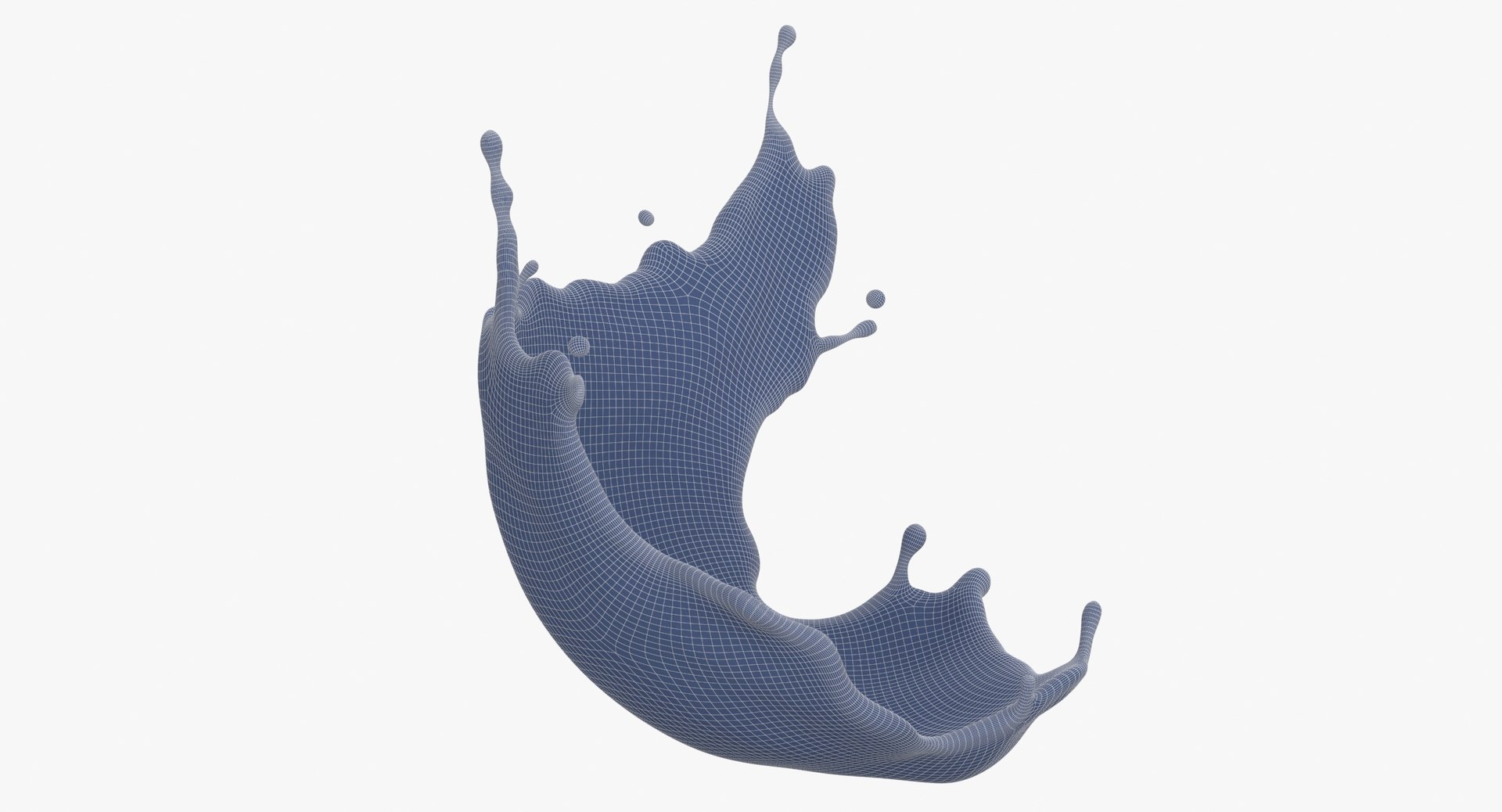 Prop 12 Cream Splash Type 01 3D - TurboSquid 2144584