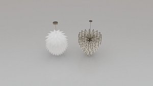 Luxury Crystal Chandelier 3D Model-5 3D model