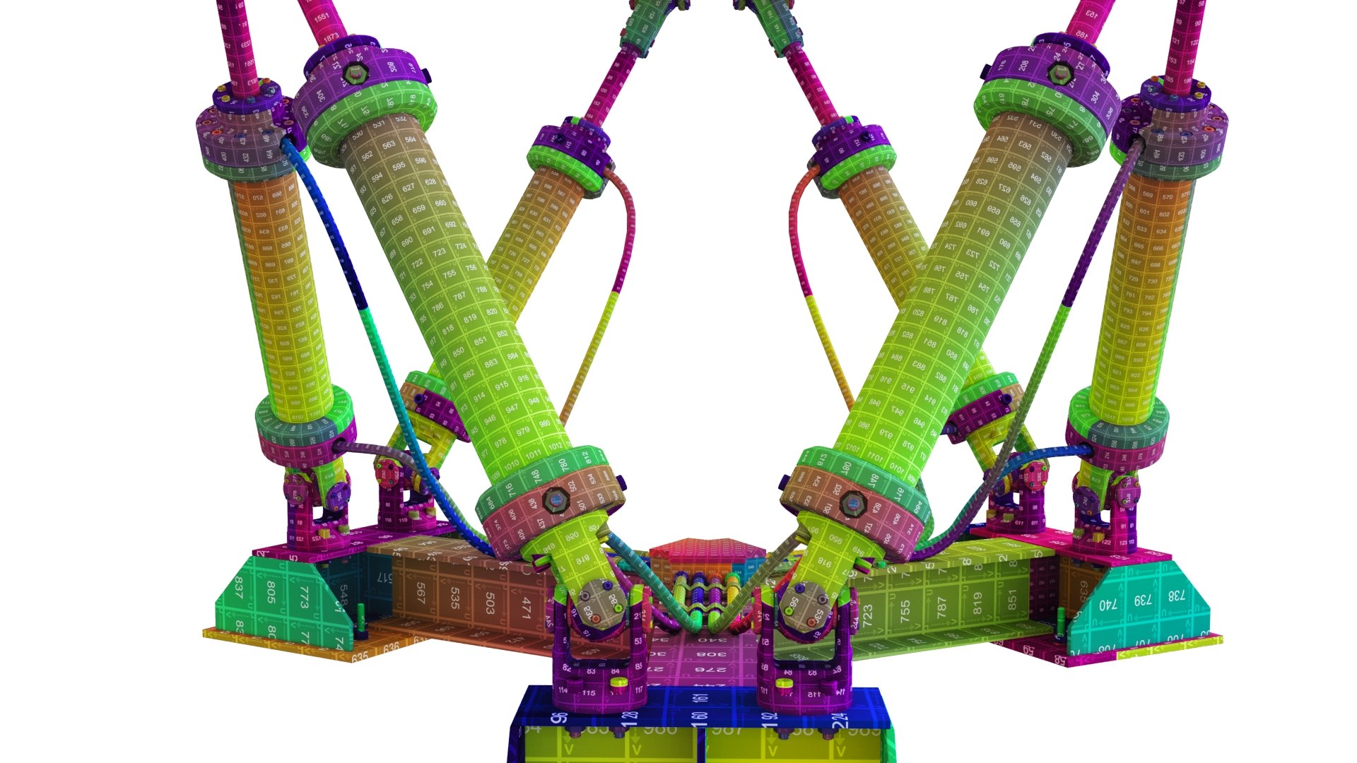 hexapod platform 3D model https://p.turbosquid.com/ts-thumb/MX/5nUjsO/XTejBHKM/checker_hexapod_5/jpg/1597221353/1920x1080/fit_q87/1efb949b49f3323cc15183af1e0a2bf1dd1dd97f/checker_hexapod_5.jpg