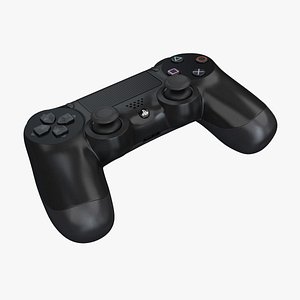 sony ps4 controller pad 3d model