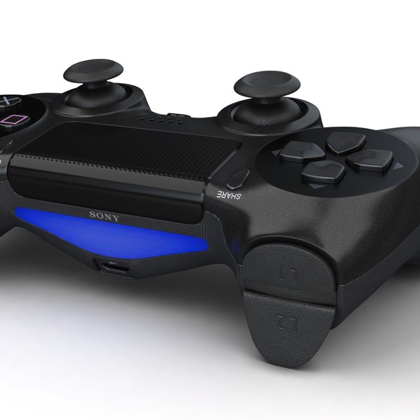 sony ps4 controller pad 3d model