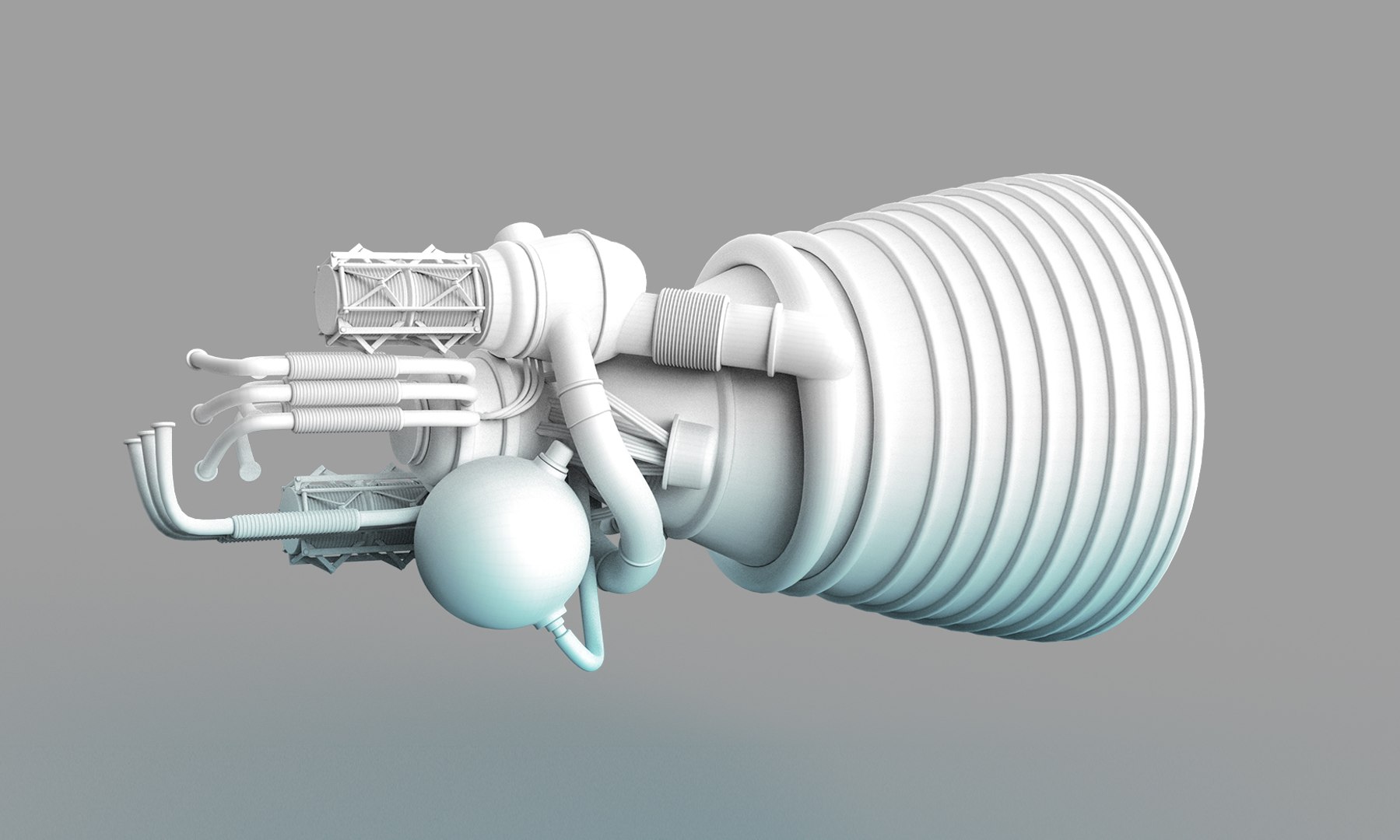 3D Rocket Engine - TurboSquid 1580476