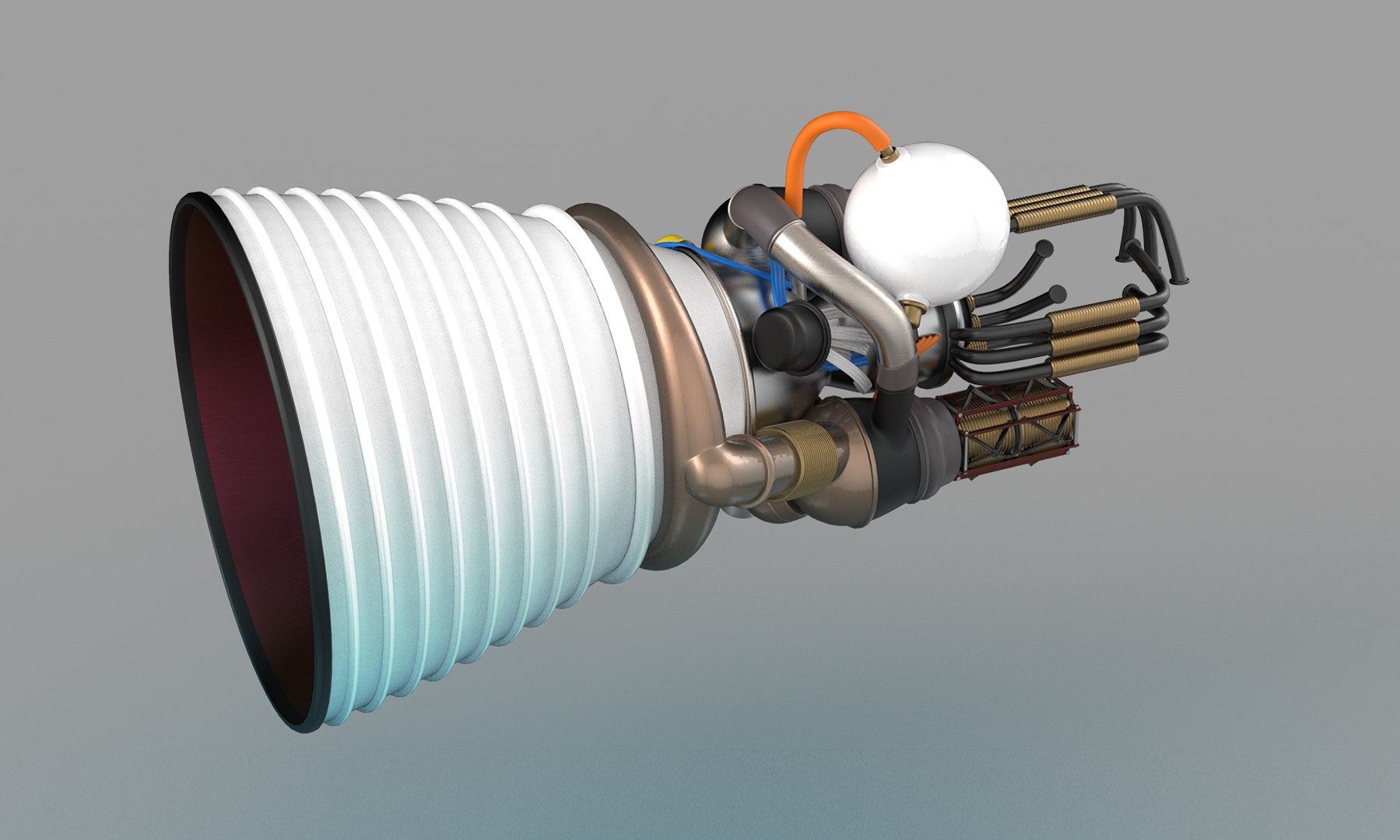 3D Rocket Engine - TurboSquid 1580476