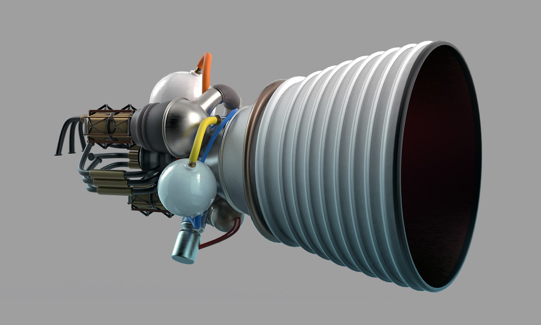 3D Rocket Engine - TurboSquid 1580476