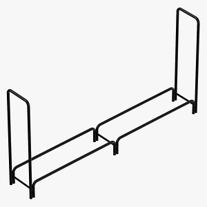 Firewood Holder Type 02 Empty and Full
