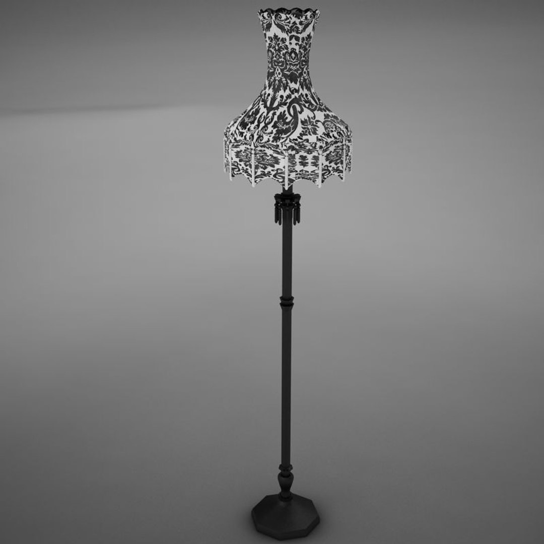 3d model lamp scene