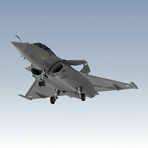 dassault rafale fighter 3d model